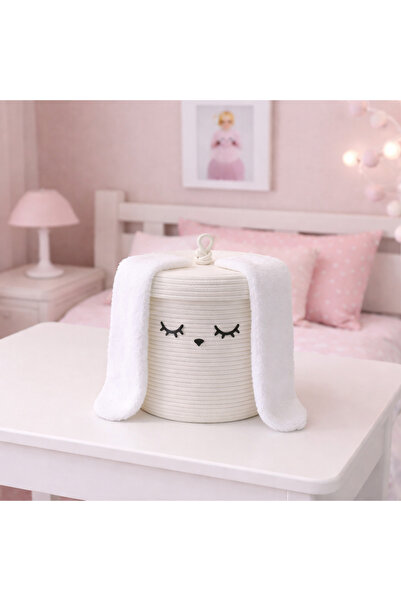 Berçak Home Çocuk Odası Düzenleyici Sepet, Tavşan Kulaklı Sepet