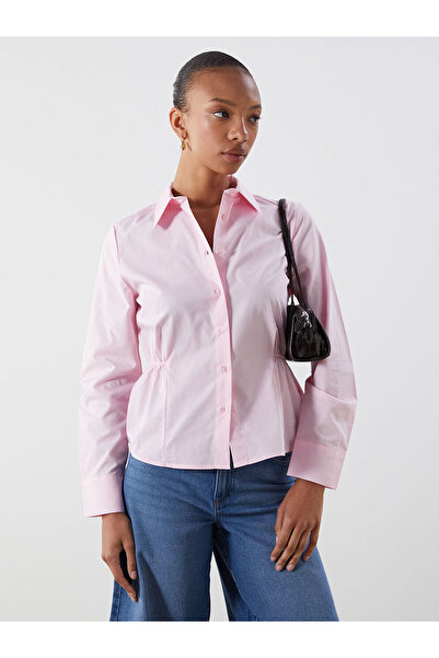 LC Waikiki Peak New Season Ruched Detail Women's Shirt