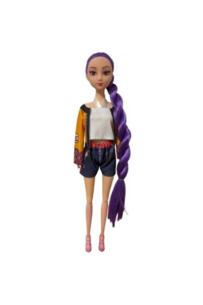 OEM K-Pop Doll Rumi, 32 cm, purple, vinyl