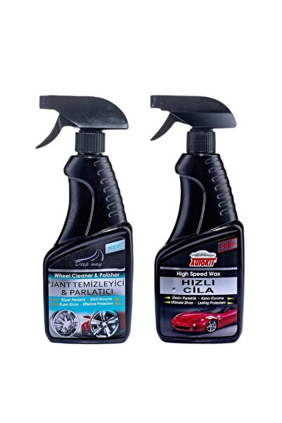 Falkon Set de detailing auto – Curățător de jante și ceară rapidă