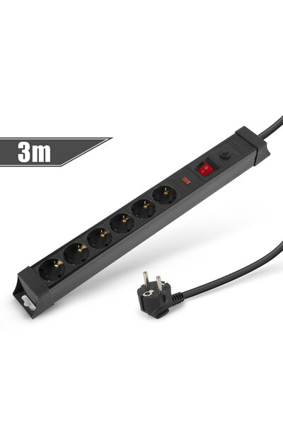 DELIGHT Distribuitor cu 6 căi cu protecție la supratensiune și supracurent