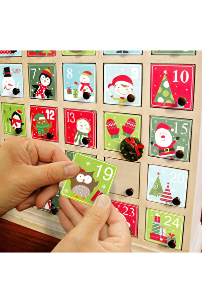 FAMİLY Sticker set - holiday calendar - 5 x 5 cm