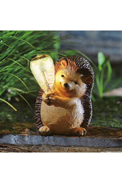 Garden of Eden Figurină solară pentru grădină - arici - 1 LED filament - 16 x...