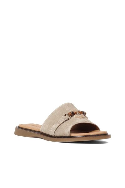 Deripabuc Справжня шкіра, норка, замша, жіночі шкіряні капці DP26-26672