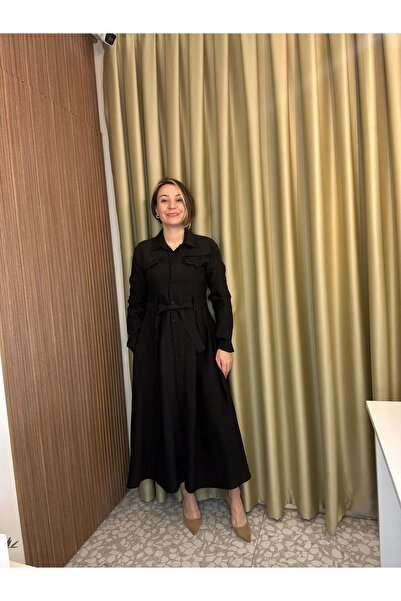 MU&ME BOUTİQUE Dress C Pocketed Embroidered