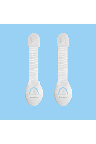 FAMİLY Child safety door lock - 21 cm - self-adhesive - white - 2 pieces / pack