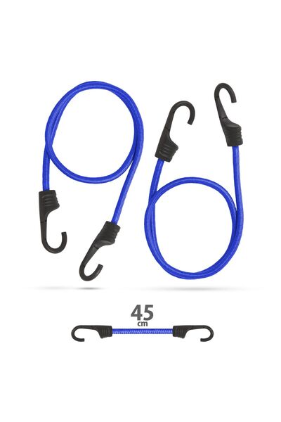 MNC Set profesional de chingi elastice - albastru - 45 cm x 8 mm