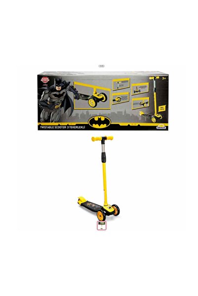 Sunman Batman Scooter 3 Tekerlekli Frenli Twist-Roll 3+