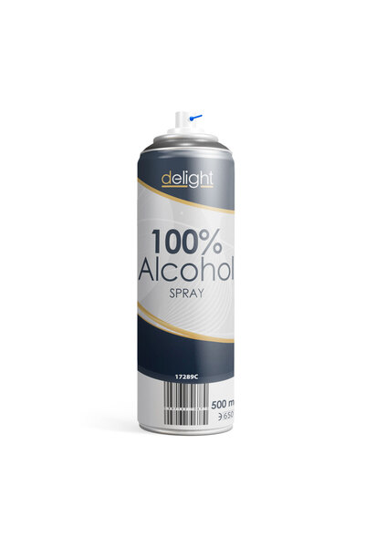 DELIGHT Spray cu 100% alcool - 500 ml