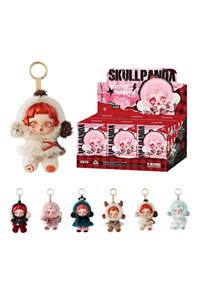 Empressco SKULLPANDA Winter Symphony Serisi Vinil Peluş Oyuncak Kapalı Kutu -...