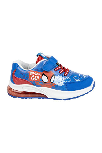 SPIDERMAN Pantofi sport cu lumini și talpă din PVC, Go Spidey 26 EU Albastru