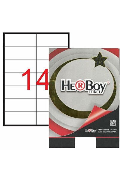 Herboy Etichetă laser 100 YP 105x41 Laser-Copy-Inkjet HB-1114