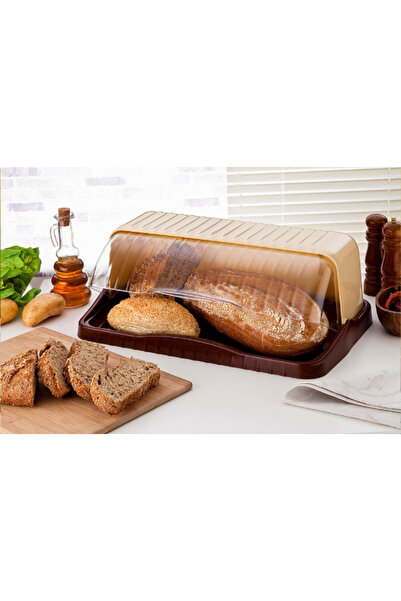 Epilons صندوق تخزين الخبز المستطيل الشكل