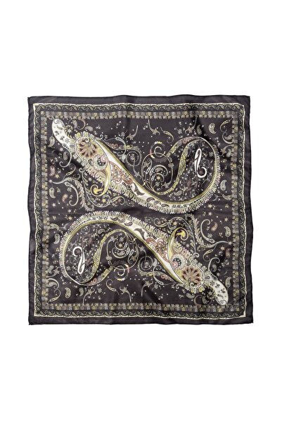 Sultan İpek شال إثني منقوش وشاح / باندانا 70x70 سم