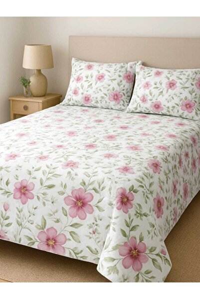 OEM Bed sheet with hem 220x240cm+2 pillowcases 50x70cm, made of 100% Cotton ,