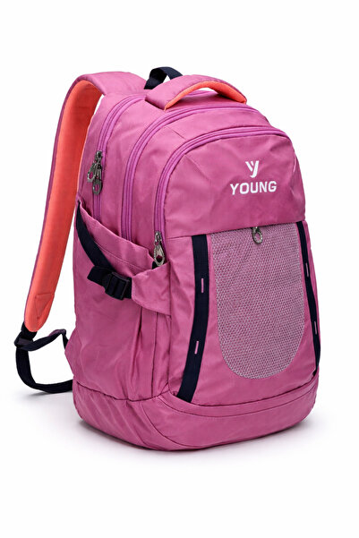 Blue Burry Stylish Multi-Compartment Backpack for School, Travel & Daily Use