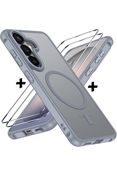 m.tk moveteck Samsung Galaxy S26 Plus Kılıf Mat Magsafe Şarj Özellikli Yumuşa...