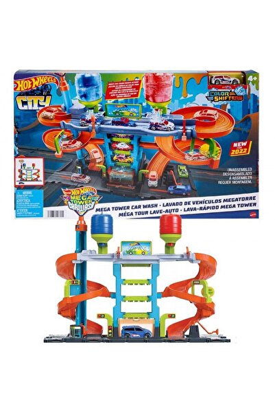 HOT WHEELS Mega Araba Yıkama Kulesi (Kmp.)