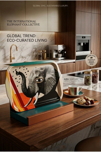 Transformacion Fi̇l D Patterned Presentation Tray 32X21 Special Design Steel ...