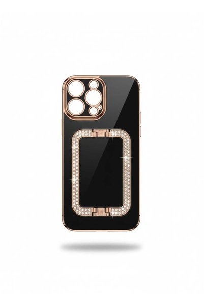 kılıfınbenden Iphone 11 pro black case with hand-held design.