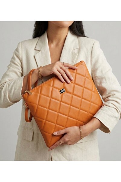 BK Bags & Accessories حقيبة يد كبيرة الحجم مبطنة ومتوافقة مع آيباد