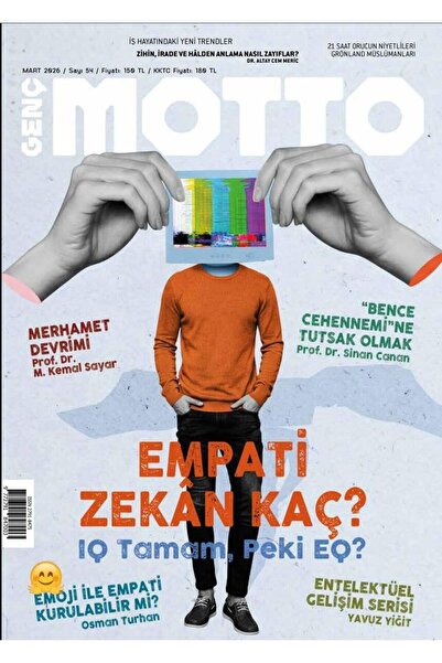Dergi Kapında Genç Motto Dergi 54.Sayı Mart 2026