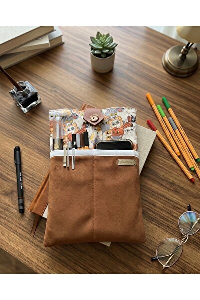 tridi.tr El yapımı Kitap Tablet Kılıfı , Çanta, Çok Amaçlı Kılıf