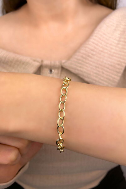 Altınaşkı İtalyan Halka Altın Bileklik