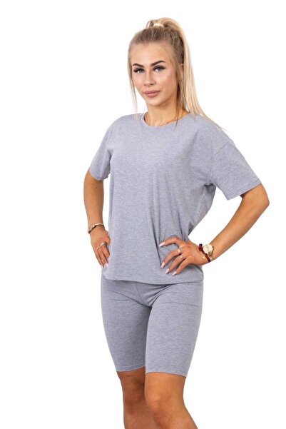 Kesi Set top gri + colanți