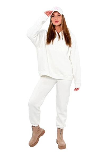 Kesi Insulated Cotton set: Brooklyn sweatshirt + ecru pants