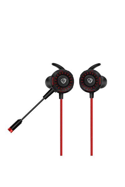Hytech HY-GK1 3,5 Oyuncu Esnek Mikrofonlu Kırmızı Kulakiçi Kulaklık