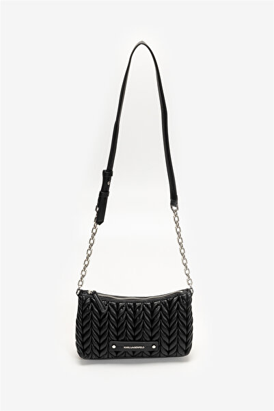 Karl Lagerfeld K/Weave SM Zip Crossbody Kadın Mini Omuz Çantası