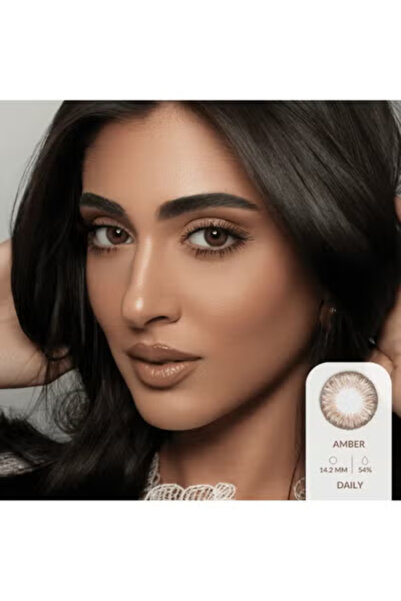 Amara 10 Daily Color Contact Lenses Amber