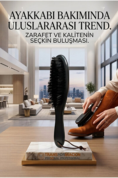 Transformacion Siyah Ahşap Süet Nubuk Ayakkabı Temizleme Fırçası 722946