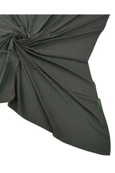 mim eşarp Eșarfă supradimensionată Enba Dubai uni 120x120 cm - Maro închis