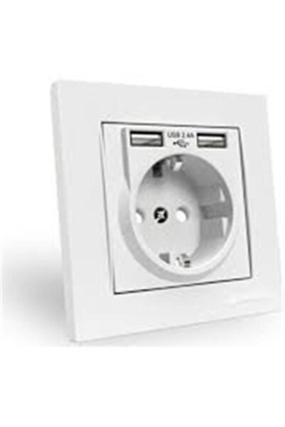 Mutlusan MUT-29-6 1X16 A. MONO.Topraklı Duvar Prizi (010 083 500296)