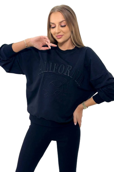 Kesi Set din bumbac californian, negru