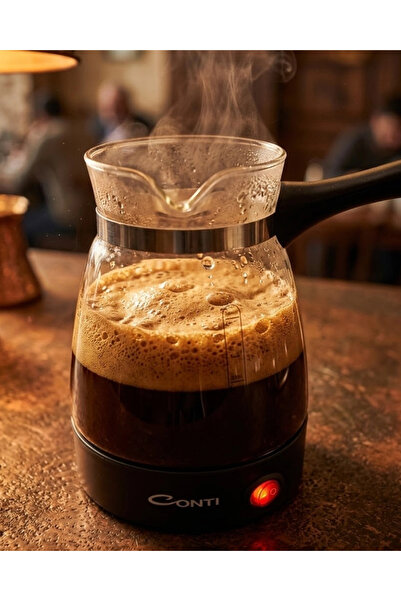 MericLine Glass Coffee Pot Turkish Coffee Maker 650W 5 Cups Capacity Electric...