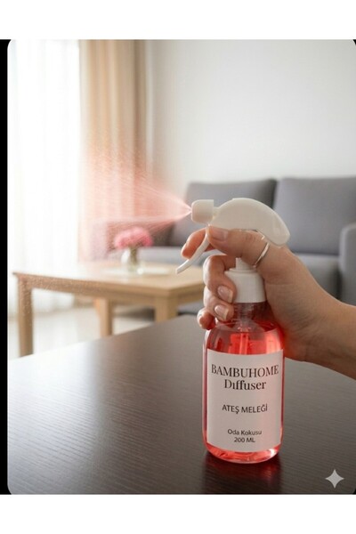 enas kozmetik Oda Oto Ortam Kokusu ATEŞ MELEĞİ 200 ML BAMBUHOME DIFFUSER