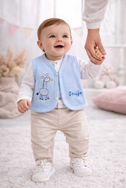 CEMRE 100% Cotton Quilted Baby/Child-Girl/Boy Vest
