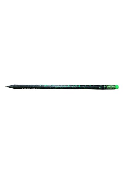 Besay Toys Party Patterned Pencil with Eraser-Green
