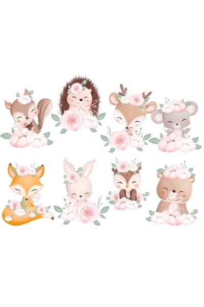 OEM Autocolant decorativ, Flori și animale