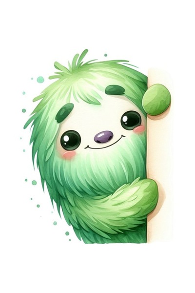 OEM Διακοσμητικό αυτοκόλλητο χαριτωμένου τέρατος