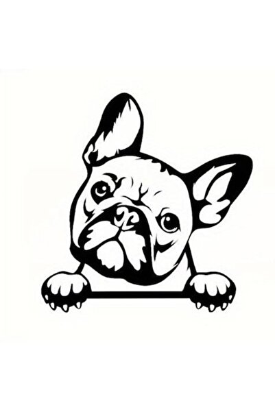 OEM Αυτοκόλλητο αυτοκινήτου, Γαλλικό μπουλντόγκ, 10 εκ.