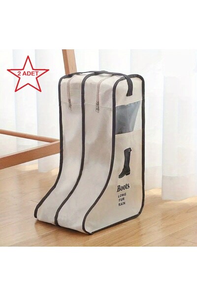 DEKOHOP Bot Saklama Ve Taşıma Çantası 2 ADET Ayakkabı Dolap Düzenleyici Hurç ...
