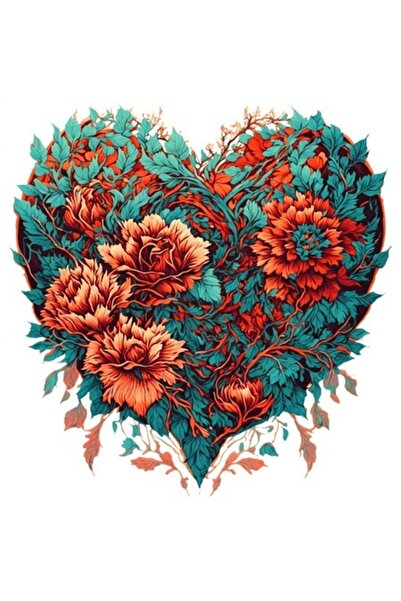 OEM Autocolant decorativ, inimă, 60 cm