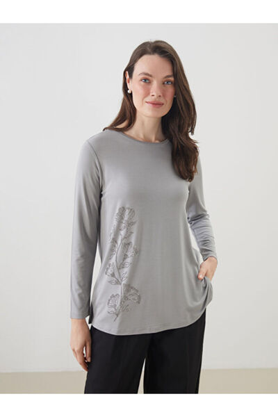 LC Waikiki Crew Neck Floral Women's Blouse