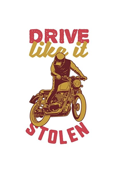 OEM Decorative Sticker, Motorcycle with Quote