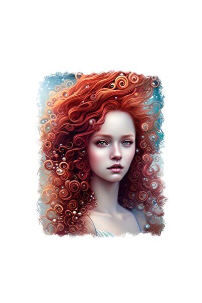 OEM Decorative Sticker, Princess, Red, 70 cm