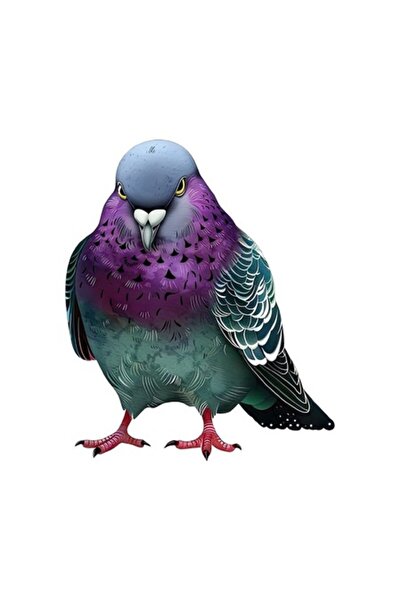 OEM Autocolant decorativ, porumbel, multicolor